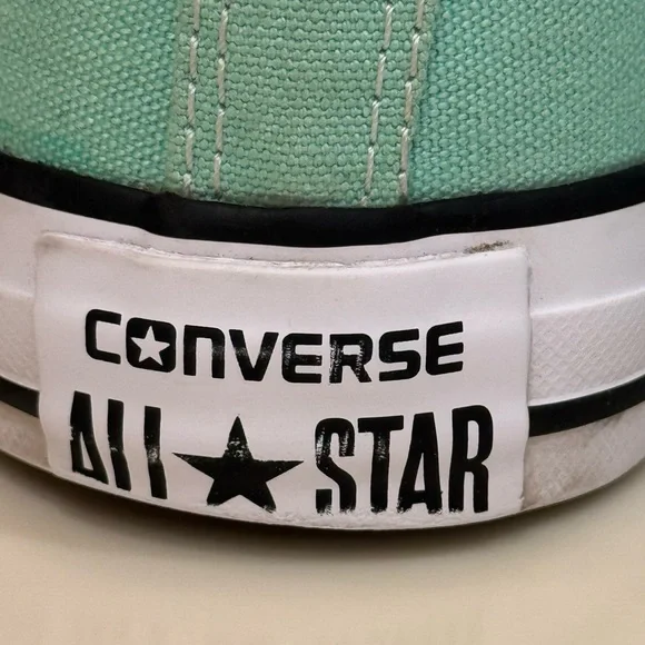 Converse Chuck Taylor All Star High Top Beach Glass Green Sneakers - Picture 13 of 16